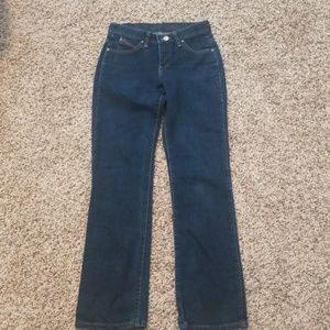 Wrangler Jean's with q-baby no gap waistband